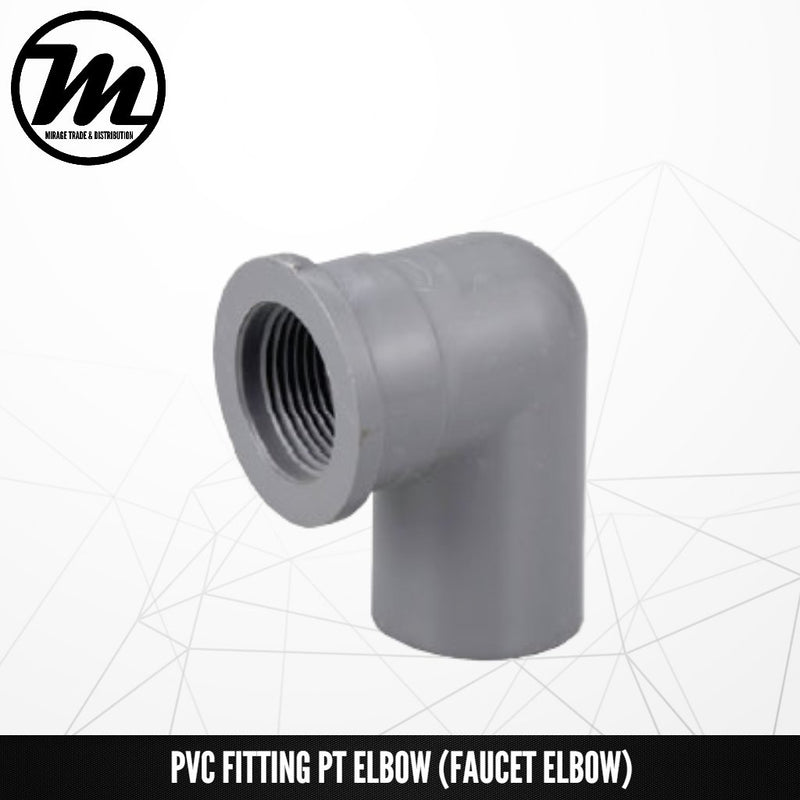 PVC Cold Water P/T Elbow (Faucet Elbow) - Mirage Trade & Distribution