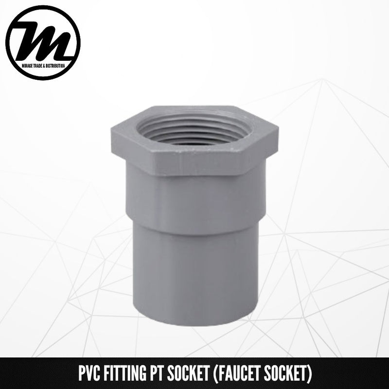 PVC Cold Water P/T Socket (Faucet Socket) - Mirage Trade & Distribution