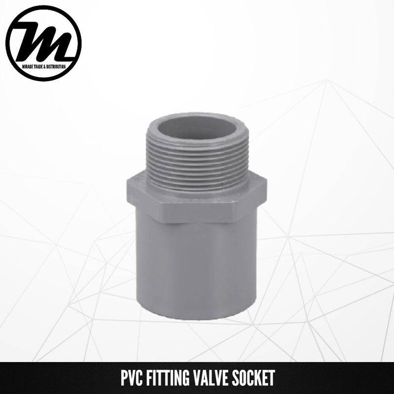 PVC Cold Water Valve Socket - Mirage Trade & Distribution