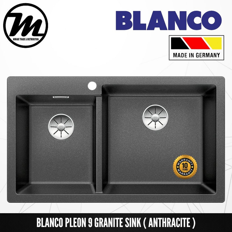 BLANCO Pleon 9 Silgranit™ PuraDur™ Granite Sink With InFino™ Waste - Mirage Trade & Distribution