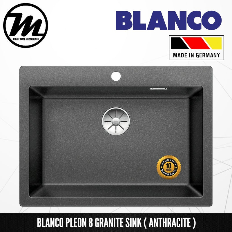 BLANCO Pleon 8 Silgranit™ PuraDur™ Granite Sink With InFino™ Waste - Mirage Trade & Distribution