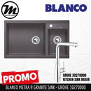 [PROMOTION] BLANCO Silgranit Kitchen Granite Sink Metra 9 LP (with GROHE Kitchen Mixer) Made in Germany - Mirage Trade & Distribution