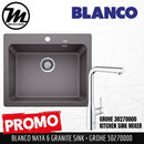 [PROMOTION] BLANCO Naya 6 Silgranit™ PuraDur™ Kitchen Granite Sink (with GROHE Kitchen Mixer) Made in Germany - Mirage Trade & Distribution