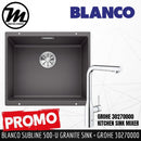 [PROMOTION] BLANCO Subline 500-U Silgranit™ PuraDur™ Kitchen Granite Sink With InFino™ Waste(with GROHE Kitchen Mixer) - Mirage Trade & Distribution