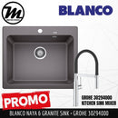 [PROMOTION] BLANCO Naya 6 Silgranit™ PuraDur™ Kitchen Granite Sink (with GROHE Kitchen Mixer) Made in Germany - Mirage Trade & Distribution