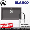 [PROMOTION] BLANCO Subline 700-U Silgranit™ PuraDur™ Kitchen Granite Sink With InFino™ Waste(with GROHE Kitchen Mixer) - Mirage Trade & Distribution