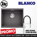 [PROMOTION] BLANCO Subline 500-U Silgranit™ PuraDur™ Kitchen Granite Sink With InFino™ Waste(with GROHE Kitchen Mixer) - Mirage Trade & Distribution