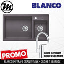 [PROMOTION] BLANCO Silgranit Kitchen Granite Sink Metra 9 LP (with GROHE Kitchen Mixer) Made in Germany - Mirage Trade & Distribution