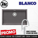 [PROMOTION] BLANCO Subline 700-U Silgranit™ PuraDur™ Kitchen Granite Sink With InFino™ Waste(with GROHE Kitchen Mixer) - Mirage Trade & Distribution