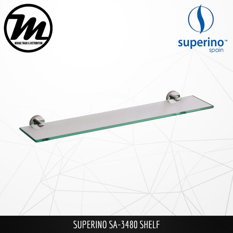 SUPERINO Glass Shelf SA3480 - Mirage Trade & Distribution