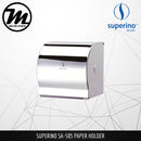 SUPERINO SA-505 Stainless Steel Paper Holder With Lid - Mirage Trade & Distribution