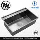 SUPERINO Stainless Steel SUS304 NANO BLACK Kitchen Sink SAW37650-NB - Mirage Trade & Distribution