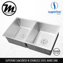 SUPERINO Stainless Steel SUS304 NANO GREY Sink SAW38850-N - Mirage Trade & Distribution