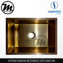 SUPERINO Stainless Steel SUS202 NANO ROSE GOLD Kitchen Sink SAW6446-NR - Mirage Trade & Distribution
