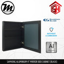 SAM HENG Mirror Cabinet SMC - Black, White & Silver - Mirage Trade & Distribution
