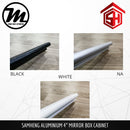 SAM HENG Mirror Cabinet SMC - Black, White & Silver - Mirage Trade & Distribution