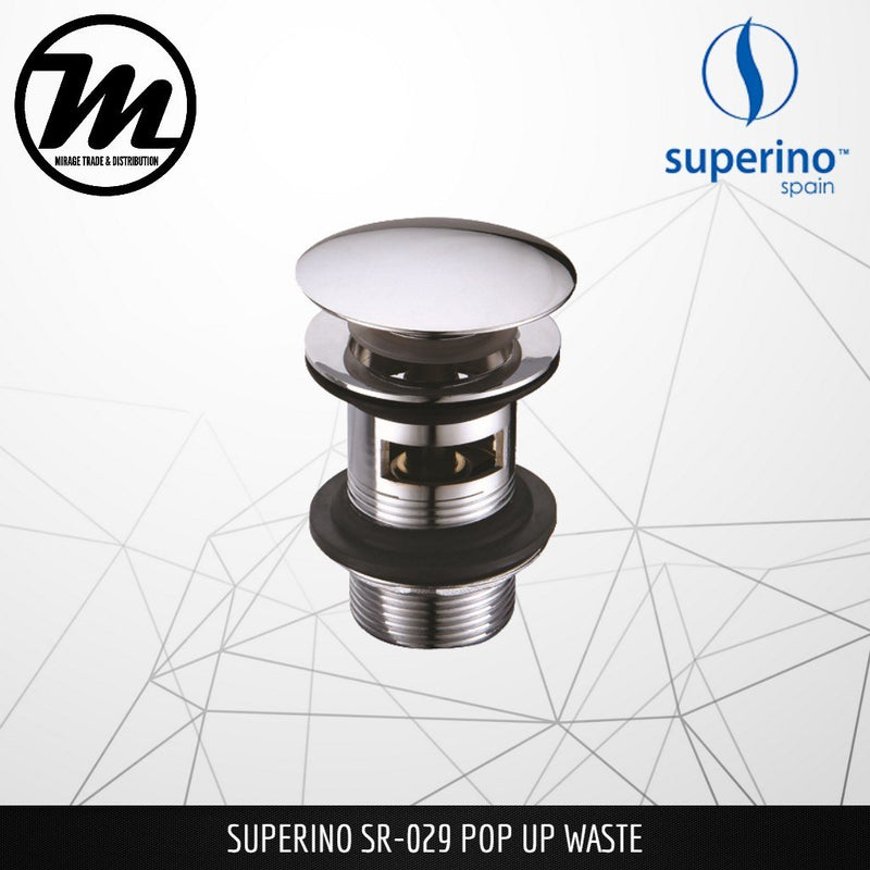 SUPERINO Pop Up Waste SR029 - Mirage Trade & Distribution