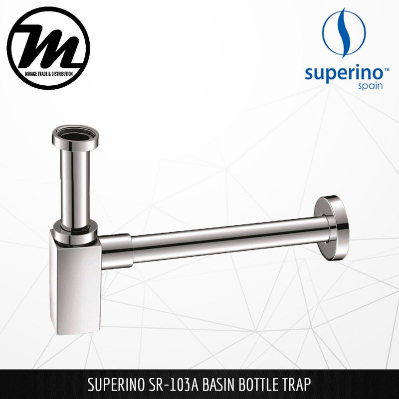 SUPERINO Basin Bottle Trap SR103A - Mirage Trade & Distribution