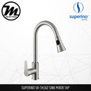 SUPERINO Pillar Mixer Sink Tap SR34162 - Mirage Trade & Distribution