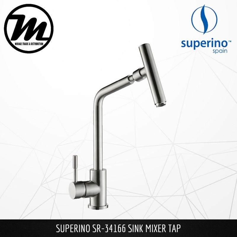 SUPERINO Pillar Mixer Sink Tap SR34166 - Mirage Trade & Distribution