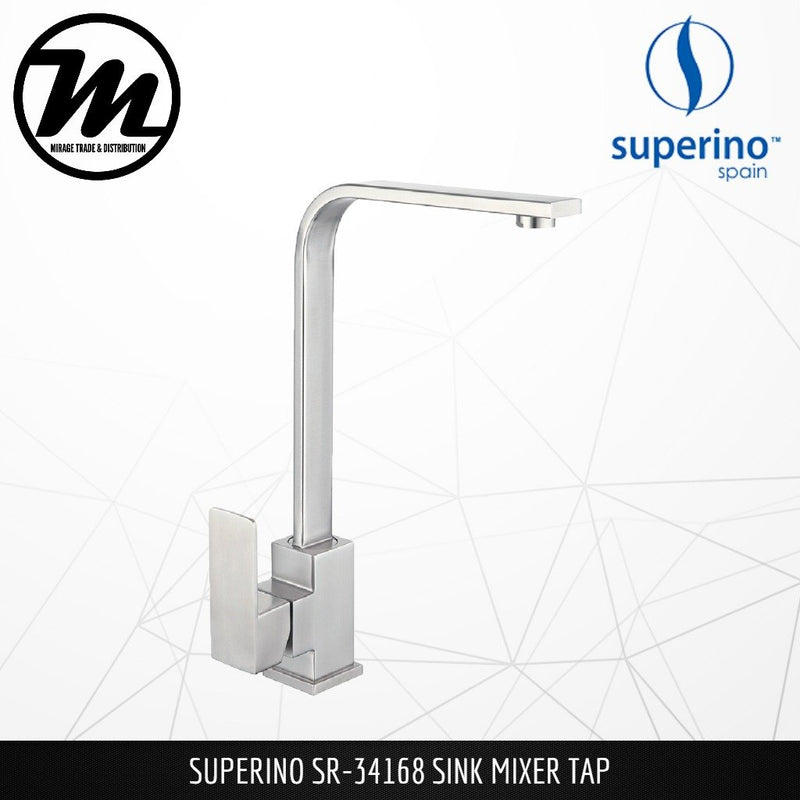 SUPERINO Pillar Mixer Sink Tap SR34168 - Mirage Trade & Distribution