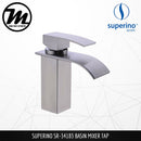 SUPERINO Pillar Basin Mixer Tap SR34183 - Mirage Trade & Distribution