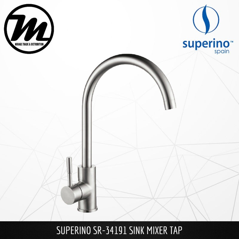 SUPERINO Pillar Mixer Sink Tap SR34191 - Mirage Trade & Distribution
