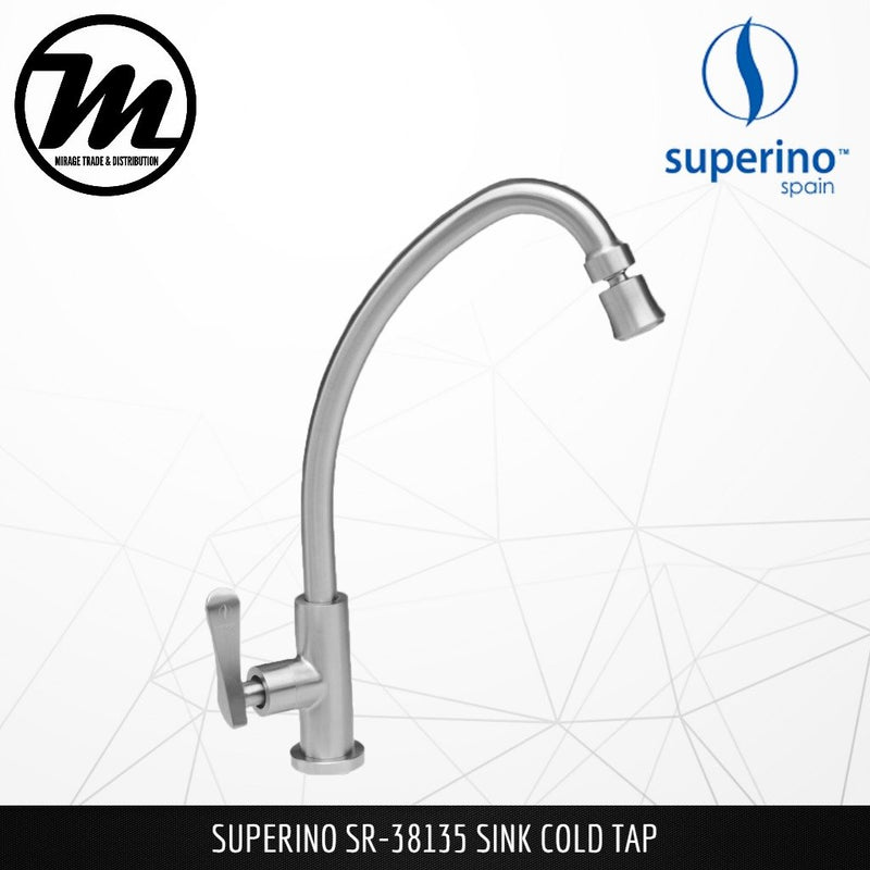 SUPERINO Pillar Sink Tap SR38135 - Mirage Trade & Distribution