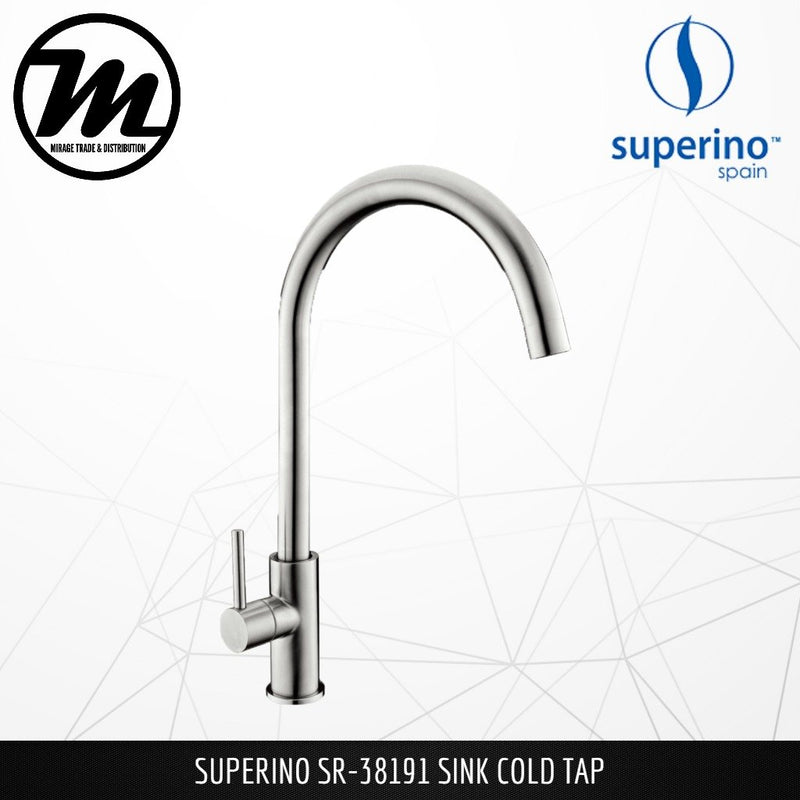 SUPERINO Pillar Sink Tap SR38191 - Mirage Trade & Distribution