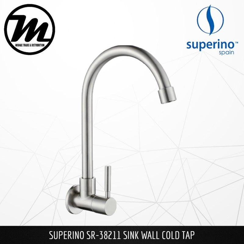 SUPERINO Kitchen Wall Sink Tap SR38211 - Mirage Trade & Distribution