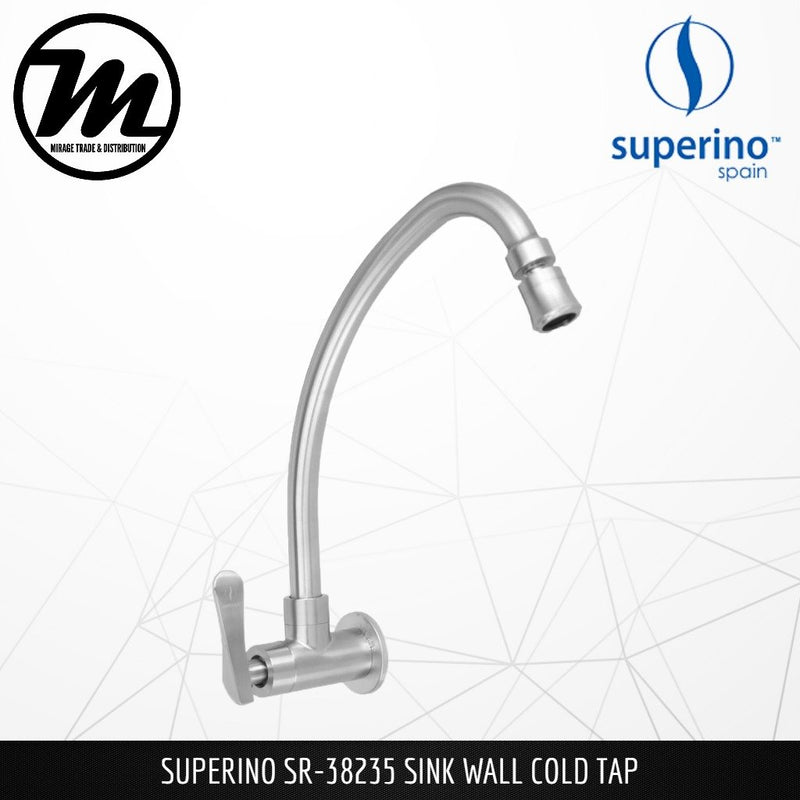 SUPERINO Kitchen Wall Sink Tap SR38235 - Mirage Trade & Distribution