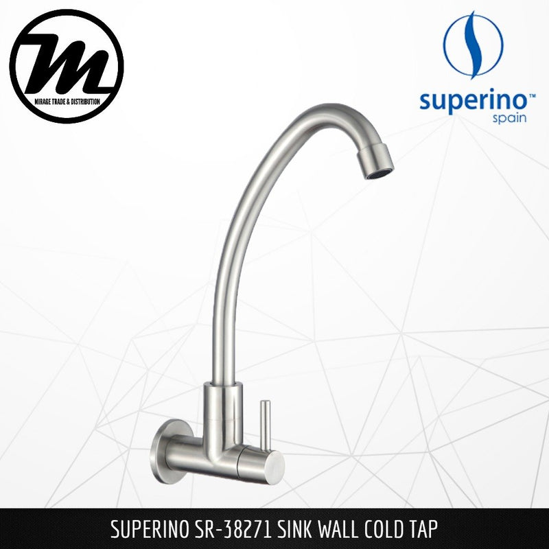 SUPERINO Kitchen Wall Sink Tap SR38271 - Mirage Trade & Distribution