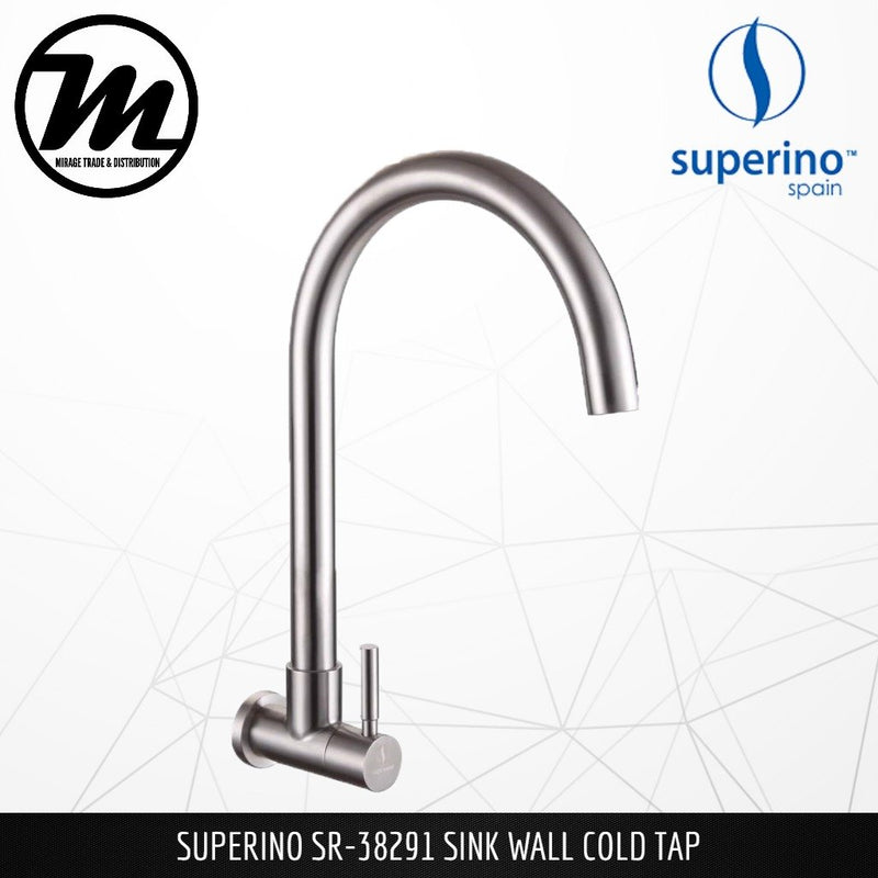 SUPERINO Kitchen Wall Sink Tap SR38291 - Mirage Trade & Distribution