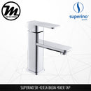 SUPERINO Pillar Basin Mixer Tap SR4191A - Mirage Trade & Distribution