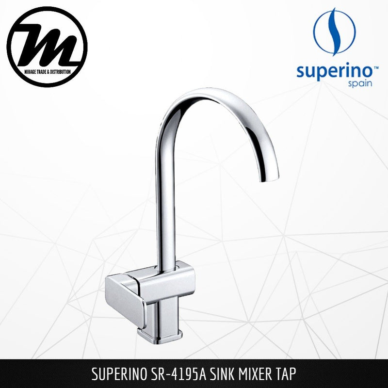 SUPERINO Pillar Mixer Sink Tap SR4195A - Mirage Trade & Distribution
