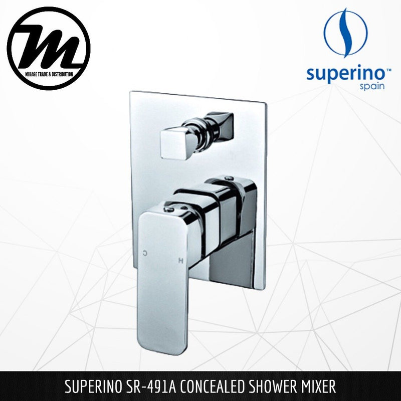 SUPERINO Concealed Shower Mixer SR491A - Mirage Trade & Distribution