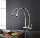 SUPERINO Double Spout Pillar Sink Tap SR38177 - Mirage Trade & Distribution