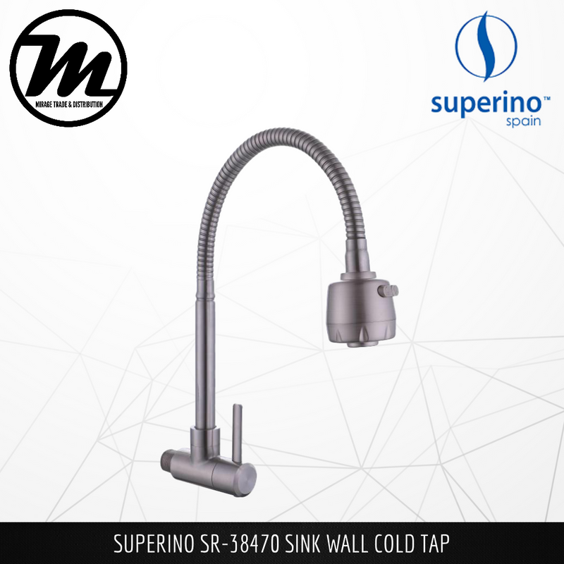 SUPERINO Kitchen Wall Sink Tap SR38470 - Mirage Trade & Distribution