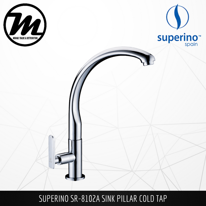 SUPERINO Pillar Kitchen Sink Tap SR8102A - Mirage Trade & Distribution