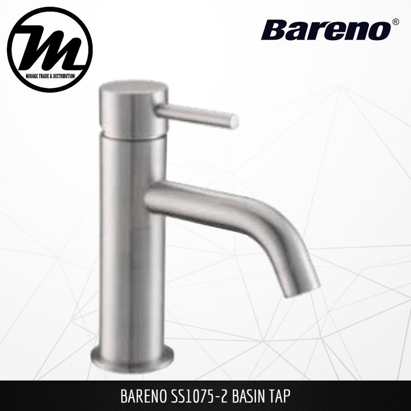 BARENO PLUS Pillar Basin Tap SS1075-2 - Mirage Trade & Distribution