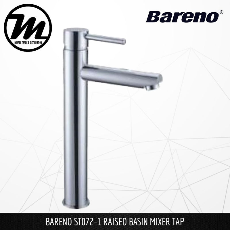 BARENO PLUS Raised Basin Mixer ST072-1 - Mirage Trade & Distribution