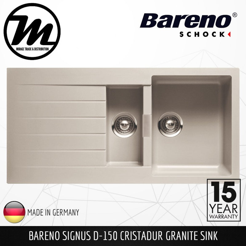 SCHOCK Granite Sink Cristadur Signus D-150 - Mirage Trade & Distribution