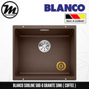 BLANCO Subline 500-U Silgranit™ PuraDur™ Granite Sink With InFino™ Waste - Mirage Trade & Distribution