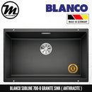 BLANCO Subline 700-U Silgranit™ PuraDur™ Granite Sink With InFino™ Waste - Mirage Trade & Distribution