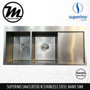 SUPERINO Stainless Steel SUS304 NANO GREY Sink SAW310550-N - Mirage Trade & Distribution