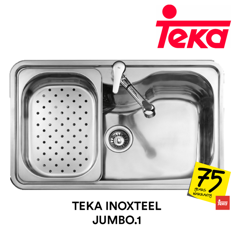 TEKA Stainless Steel Sink Inoxteel Jumbo.1 - Mirage Trade & Distribution
