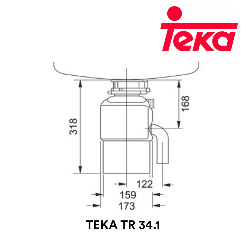 TEKA Food Waste Disposer TR 34.1 - Mirage Trade & Distribution
