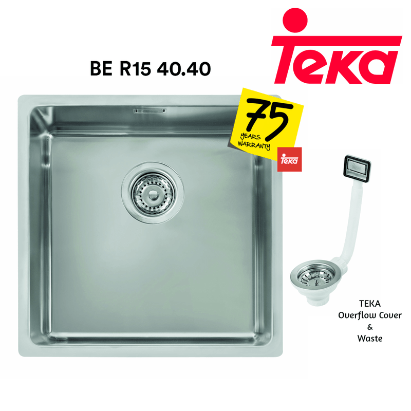 TEKA Stainless Steel Sink BE R15 40.40 - Mirage Trade & Distribution