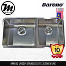 BARENO Kitchen Sink UM3054 Undermount SUS304 with 10 Year Warranty with 1.5 Thickness - Mirage Trade & Distribution