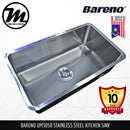 BARENO Kitchen Sink UM3058 Undermount SUS304 with 10 Year Warranty with 1.5 Thickness - Mirage Trade & Distribution